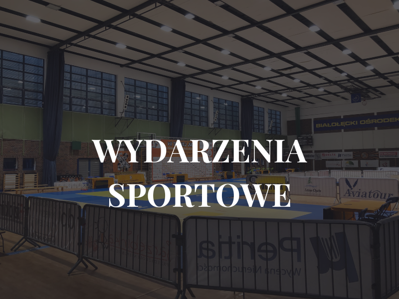 Wydarzenia sportowe – „Przygotowanie sceny na wydarzenie sportowe”